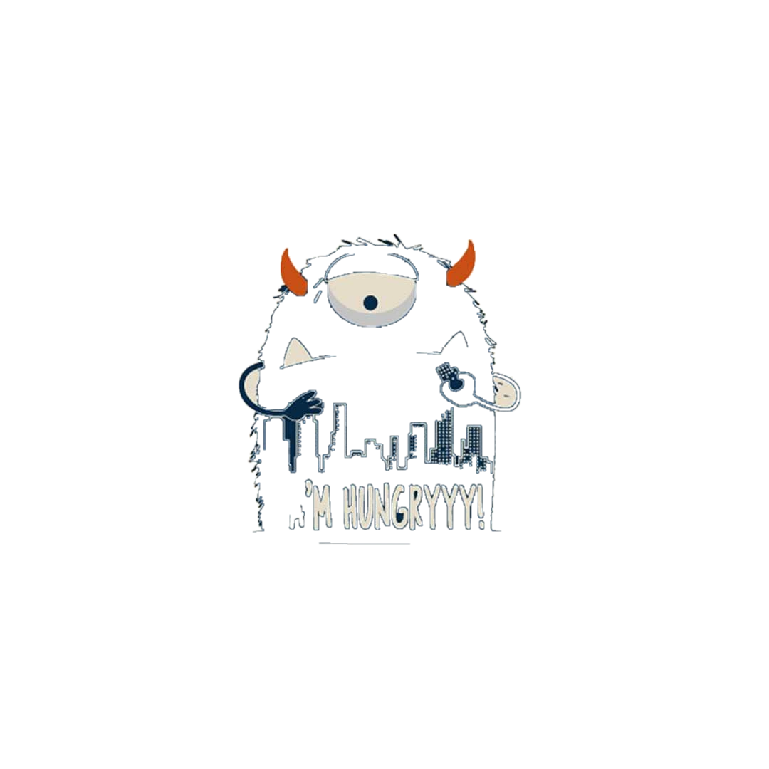 I A'M Hungry Stickers